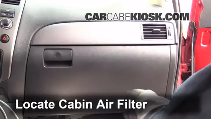 2009 Nissan Armada SE 5.6L V8 FlexFuel Filtro de aire (interior) Cambio