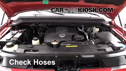 2009 Nissan Armada SE 5.6L V8 FlexFuel Hoses Check Hoses