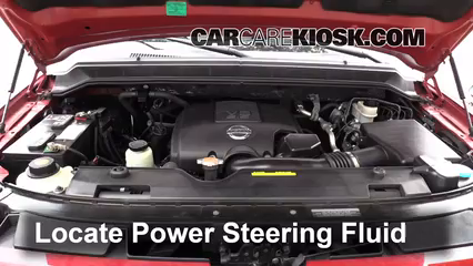 2009 Nissan Armada SE 5.6L V8 FlexFuel Liquide de direction assistée Réparer fuites
