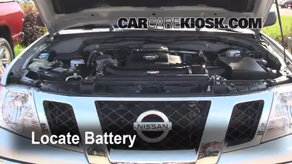 2009 Nissan Frontier LE 4.0L V6 Crew Cab Pickup Battery Replace