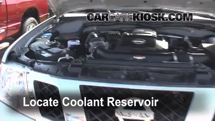 2009 Nissan Frontier LE 4.0L V6 Crew Cab Pickup Coolant (Antifreeze) Check Coolant Level