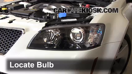 2009 Pontiac G8 GT 6.0L V8 Lights Highbeam (replace bulb)