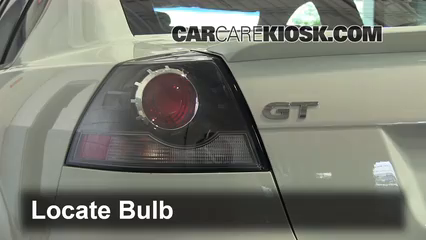 2009 Pontiac G8 GT 6.0L V8 Luces Luz de reversa (reemplazar foco)