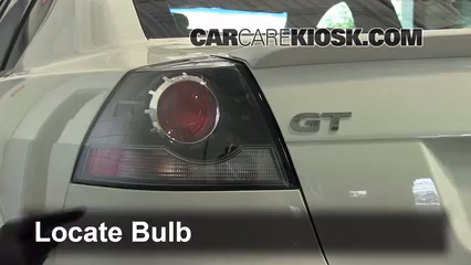 2009 Pontiac G8 GT 6.0L V8 Luces Luz de giro trasera (reemplazar foco)