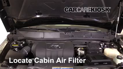 2009 Pontiac Torrent GXP 3.6L V6 Filtre à air (intérieur) Changement