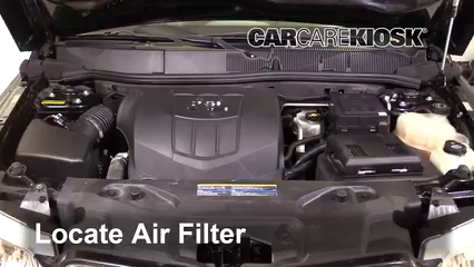 2009 Pontiac Torrent GXP 3.6L V6 Filtro de aire (motor) Control