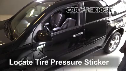 2009 Pontiac Torrent GXP 3.6L V6 Tires & Wheels Check Tire Pressure