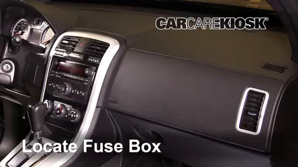 2009 Pontiac Torrent GXP 3.6L V6 Fusible (interior) Control