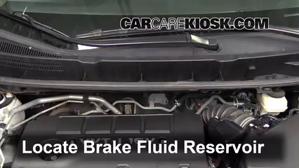2009 Pontiac Vibe 2.4L 4 Cyl. Brake Fluid Check Fluid Level