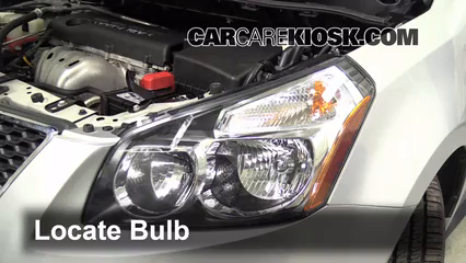 2009 Pontiac Vibe 2.4L 4 Cyl. Lights Daytime Running Light (replace bulb)