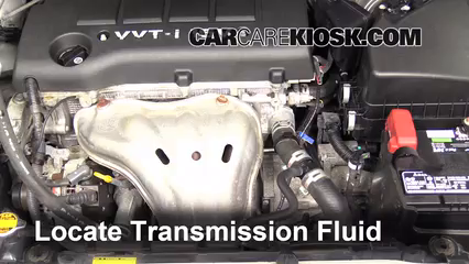 2009 Pontiac Vibe 2.4L 4 Cyl. Líquido de transmisión Controlar nivel de líquido