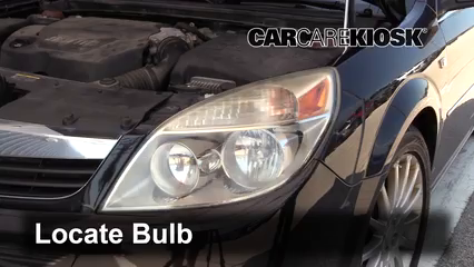 2009 Saturn Aura XR 3.6L V6 Lights Headlight (replace bulb)