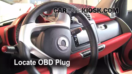 2009 Smart Fortwo Passion Cabrio 1.0L 3 Cyl. Lumière « Check engine » du moteur Diagnostic
