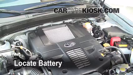 2009 Subaru Forester XT Limited 2.5L 4 Cyl. Turbo Battery Replace
