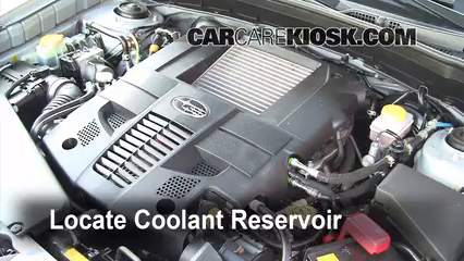 2009 Subaru Forester XT Limited 2.5L 4 Cyl. Turbo Coolant (Antifreeze) Check Coolant Level