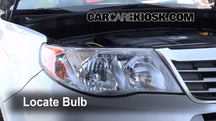 2012 subaru forester low beam headlight bulb