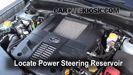 2009 Subaru Forester XT Limited 2.5L 4 Cyl. Turbo Power Steering Fluid Check Fluid Level