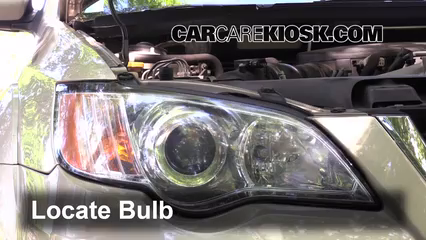2009 Subaru Outback 2.5i Limited 2.5L 4 Cyl. Luces Faro delantero (reemplazar foco)