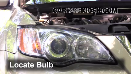 2009 Subaru Outback 2.5i Limited 2.5L 4 Cyl. Luces Luz de giro delantera (reemplazar foco)