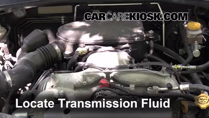 2009 Subaru Outback 2.5i Limited 2.5L 4 Cyl. Transmission Fluid Check Fluid Level