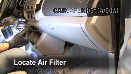 2009 Toyota Tacoma Pre Runner 4.0L V6 Crew Cab Pickup (4 Door) Air Filter (Cabin) Check