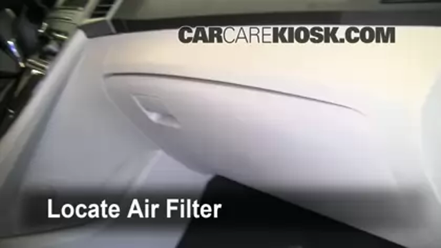2009 Toyota Venza 2.7L 4 Cyl. Air Filter (Cabin) Check