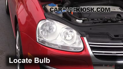 2009 Volkswagen Jetta Wolfsburg Edition 2.0L 4 Cyl. Turbo Éclairage Feux de croisement (remplacer l'ampoule)
