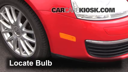 2009 Volkswagen Jetta Wolfsburg Edition 2.0L 4 Cyl. Turbo Luces Luz de estacionamiento (reemplazar foco)