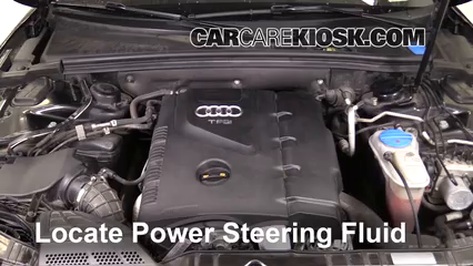 Follow These Steps To Add Power Steering Fluid To A Audi Q5 2009 2017 2010 Audi Q5 Premium 3 2l V6