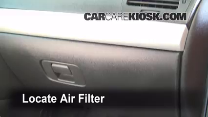 Cabin Filter Replacement Chevrolet Cobalt 2005 2010 2009