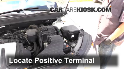 How to Jumpstart a 2007-2012 Hyundai Santa Fe - 2010 Hyundai Santa Fe ...