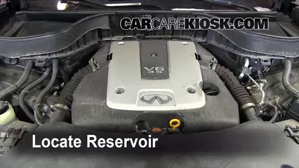 Check Windshield Washer Fluid Infiniti FX35 (2009-2012 ... infiniti fx 35 fuse box 