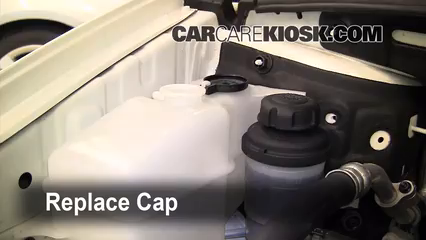 how to add coolant kia sedona (2006 2014) 2010 kia sedona lx 3 8l v6 2007 Kia Sedona Fuse Diagram 6 replace cap secure the coolant reservoir cap