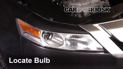 2010 Acura TL SH-AWD 3.7L V6 Éclairage Feux de croisement (remplacer l'ampoule)