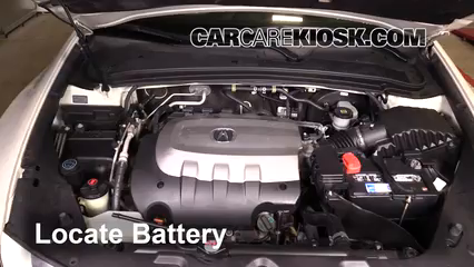 2010 Acura ZDX 3.7L V6 Batterie Nettoyer la batterie et les cosses