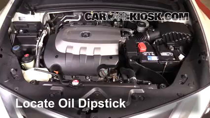 2010 Acura ZDX 3.7L V6 Oil Check Oil Level