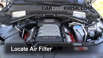 2010 Audi Q5 Premium 3.2L V6 Filtro de aire (motor)