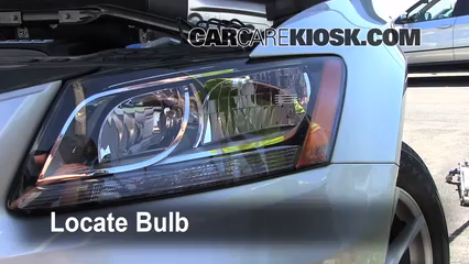 2010 Audi Q5 Premium 3.2L V6 Lights Turn Signal - Front (replace bulb)
