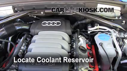 Coolant level audi