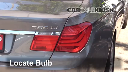 2010 BMW 750Li 4.4L V8 Turbo Éclairage Feu stop (remplacer ampoule)