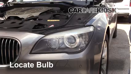 2010 BMW 750Li 4.4L V8 Turbo Éclairage Feu de jour (remplacer l'ampoule)