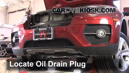2010 BMW X6 xDrive35i 3.0L 6 Cyl. Turbo Aceite Cambiar aceite y filtro de aceite