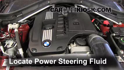 2010 BMW X6 xDrive35i 3.0L 6 Cyl. Turbo Liquide de direction assistée Vérifier le niveau de liquide