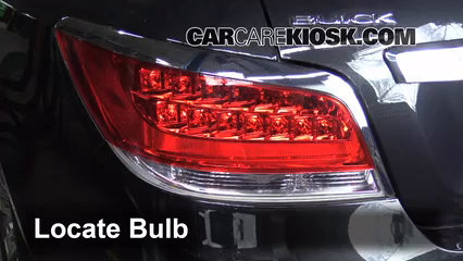 2010 Buick LaCrosse CXL 3.0L V6 Luces Luz de reversa (reemplazar foco)