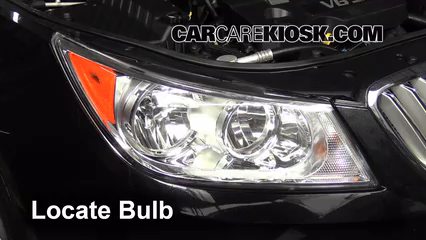 2010 Buick LaCrosse CXL 3.0L V6 Éclairage Feu clignotant avant (remplacer l'ampoule)