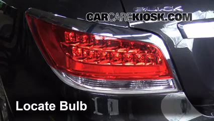 2010 Buick LaCrosse CXL 3.0L V6 Luces Luz de giro trasera (reemplazar foco)