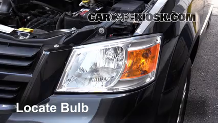 2010 Dodge Grand Caravan SE 3.3L V6 FlexFuel Luces Luz de estacionamiento (reemplazar foco)