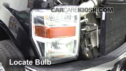 2010 Ford F-250 Super Duty XLT 6.4L V8 Turbo Diesel Standard Cab Pickup Lights Turn Signal - Front (replace bulb)