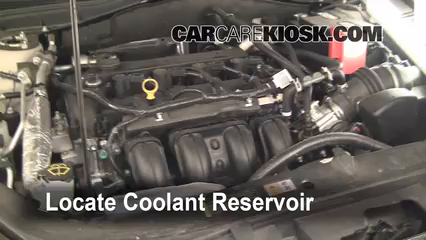 2010 Ford Fusion SE 2.5L 4 Cyl. Coolant (Antifreeze) Check Coolant Level