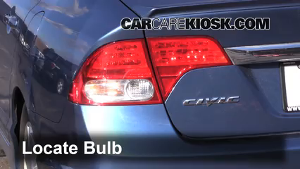 2010 Honda Civic Hybrid 1.3L 4 Cyl. Éclairage Feux de position arrière (remplacer ampoule)